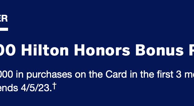 Up to 165,000 points on offer with co-branded Hilton credit card offers