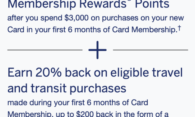 Best ever offer! Earn 60,000 points + $200 on the Amex Green card!